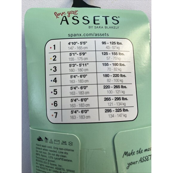 Spanx Love Your Assets Wish Bone Textured Shaping Tights Black NWT - Picture 5 of 5